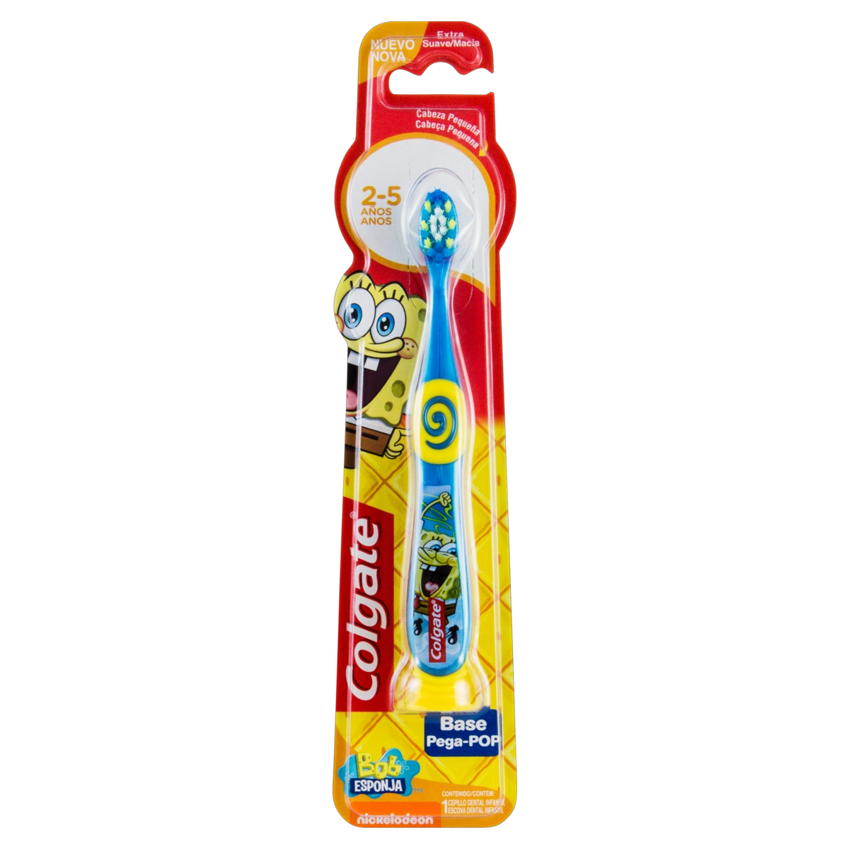 Escova Dental Infantil Suave Bob Esponja Colgate
