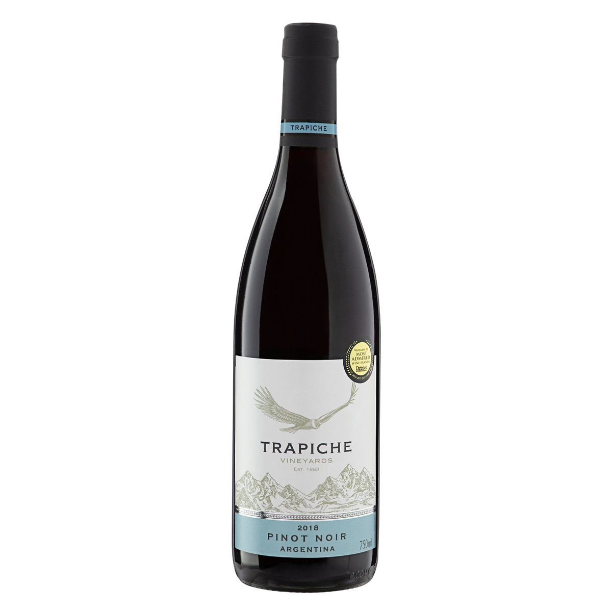 Vinho Argentino Tinto Seco Vineyards Trapiche Pinot Noir Mendoza Garrafa 750ml