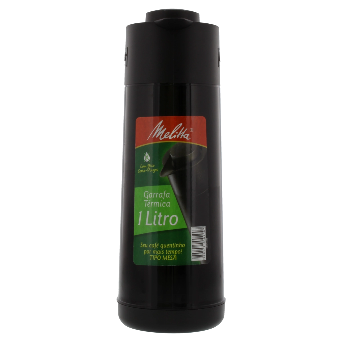 Garrafa Térmica De Mesa Preta Clássica 1l Melitta
