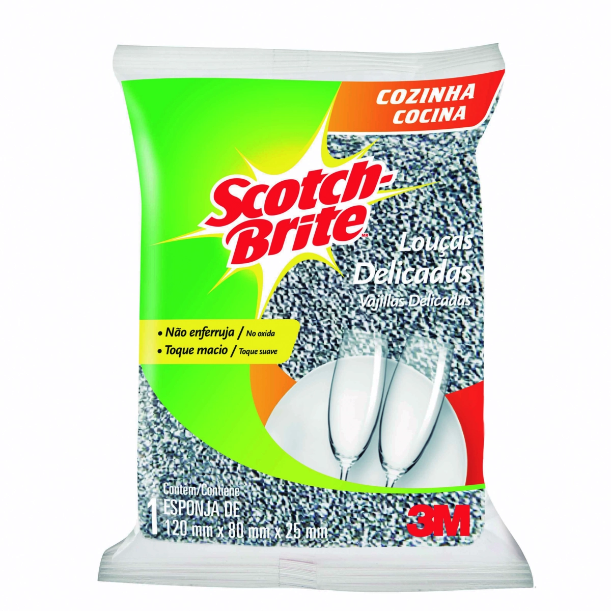 Esponja Louças Delicadas Scotch Brite