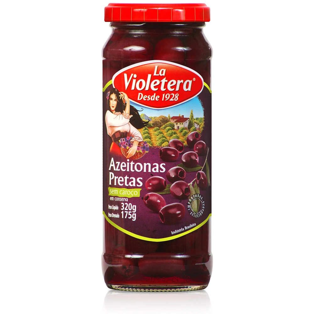 Azeitona Preta La Violetera Vd 6x | Azeitona Preta La Violetera 34