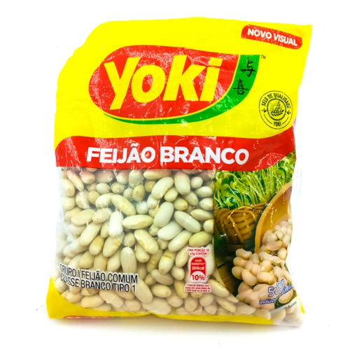 Feijão Branco Tipo 1 Yoki Pacote 500g