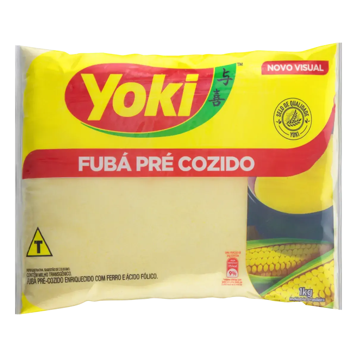 Fubá De Milho Pré Cozido Yoki Pacote 1kg