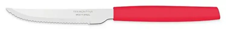 Tramont Faca P/churrasco Inox 5 Munique Vermelha