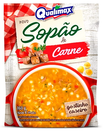 Sopao Qualimax Carne 160g Cx C/ 24