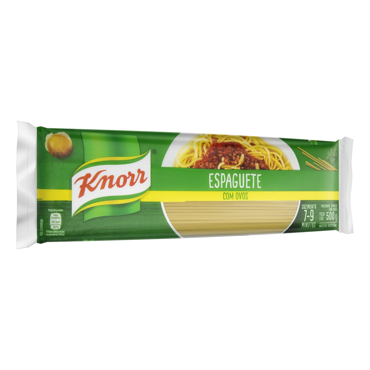 Macarrão De Sêmola Com Ovos Espaguete Knorr Pacote 500g