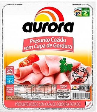 Presunto Cozido S/capa De Gordura Aurora