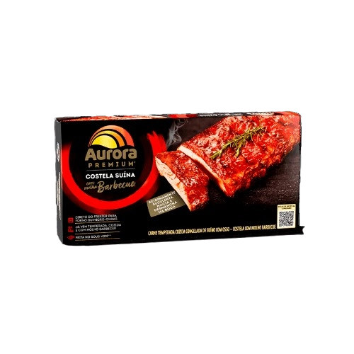 Costela Aurora 900g C/molho Barbecue
