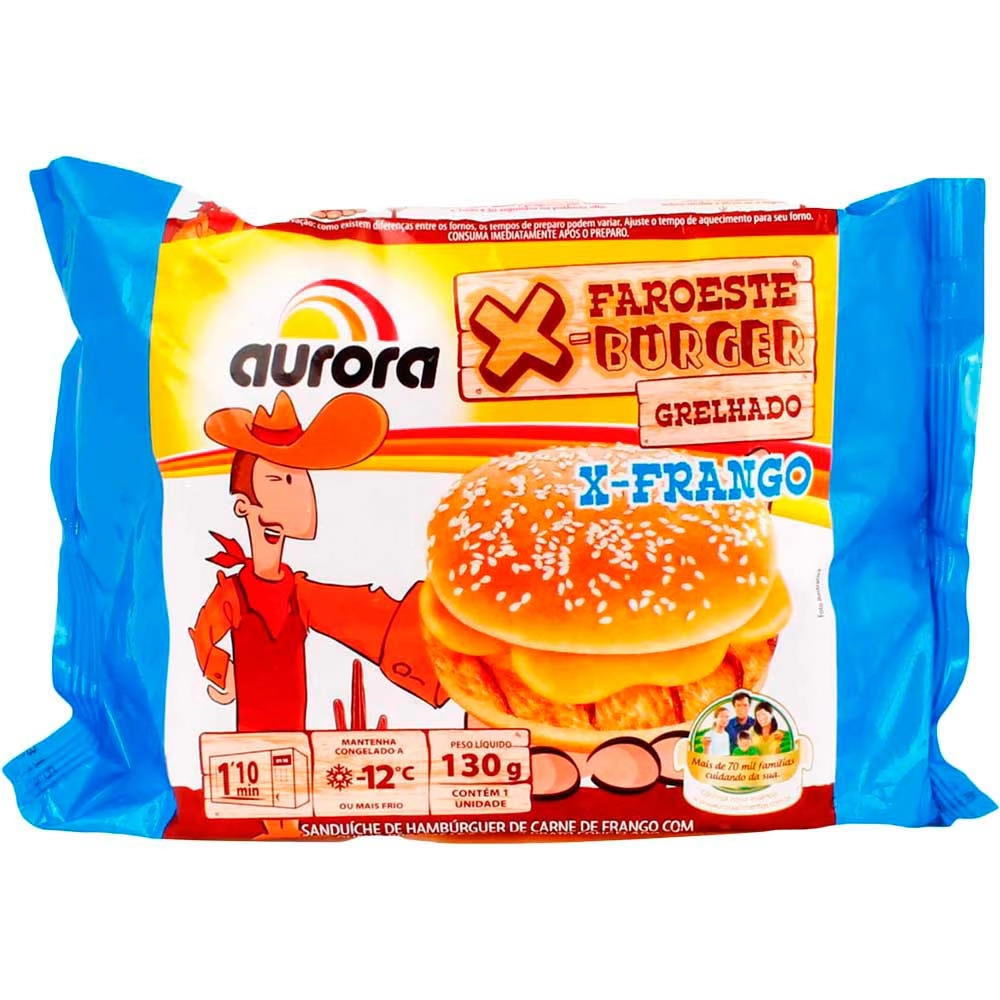 Lanche Aurora Faroeste X B Frango