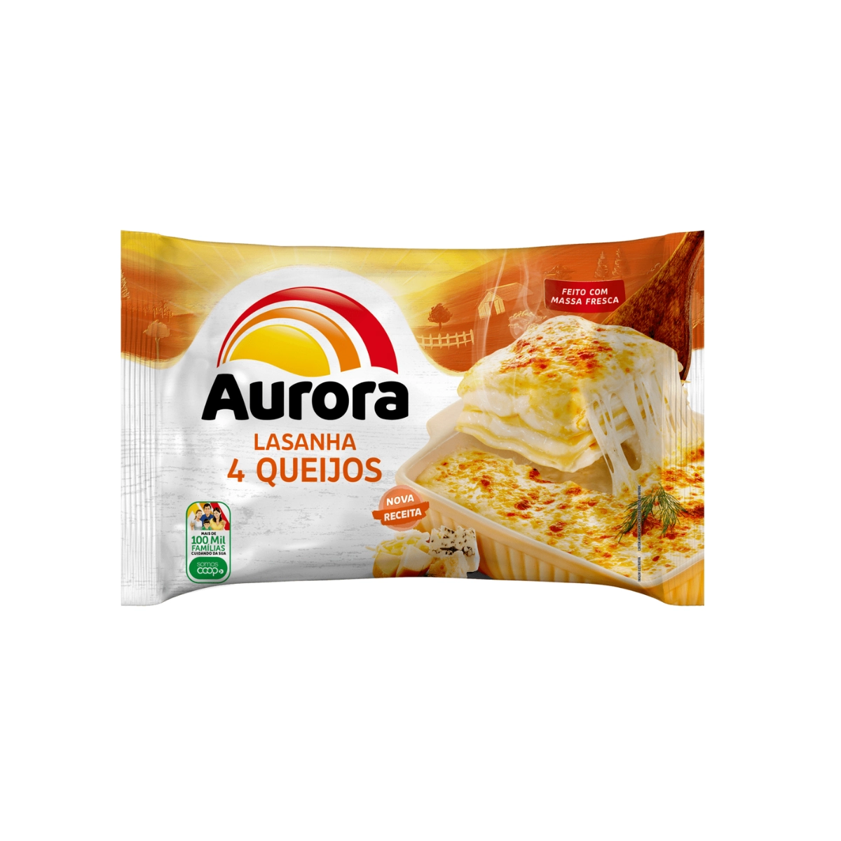 Lasanha Aurora 4 Queijos
