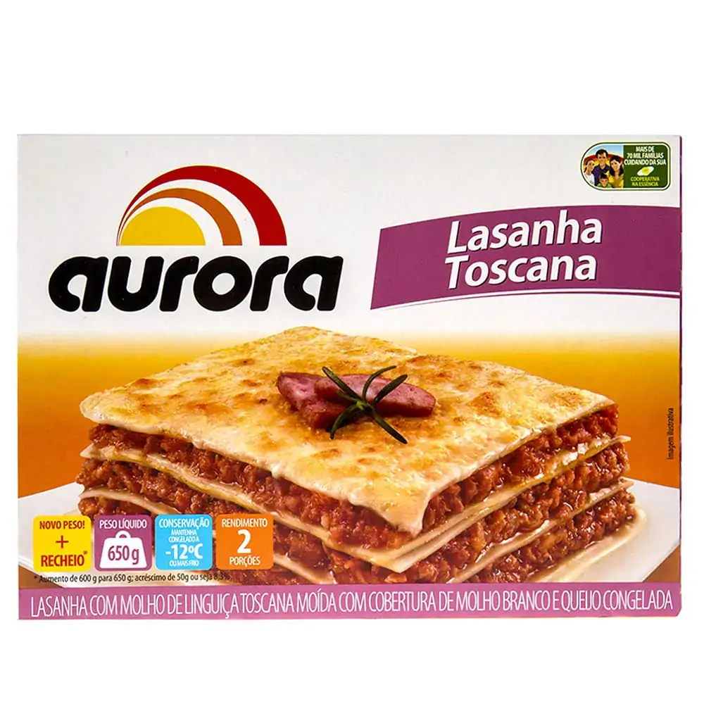 Lasanha Aurora Toscana