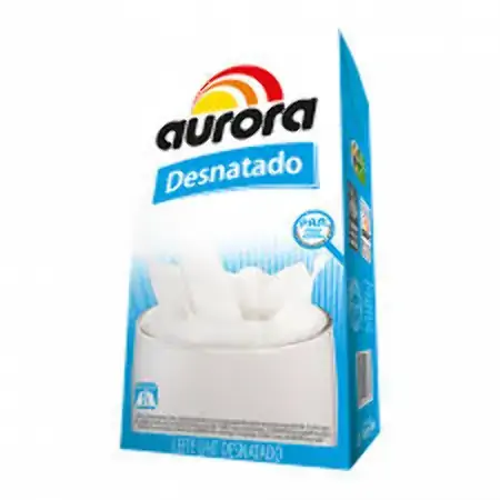 Leite L Vida 1l Desnatado Aurora