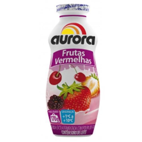 Bebida Lactea Aurora Frutas Vermelho
