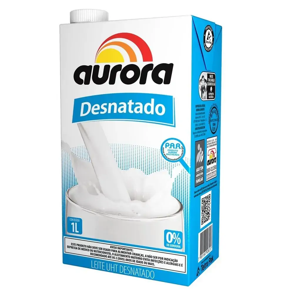 Leite Lv Aurora Desnatado 1l
