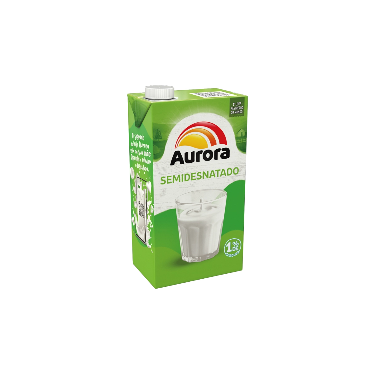 Leite Lv Aurora Semidesnatado1l