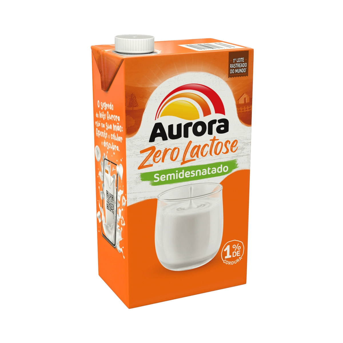 Leite Uht Aurora Semidesn Moderado 0 Lactose 1lt
