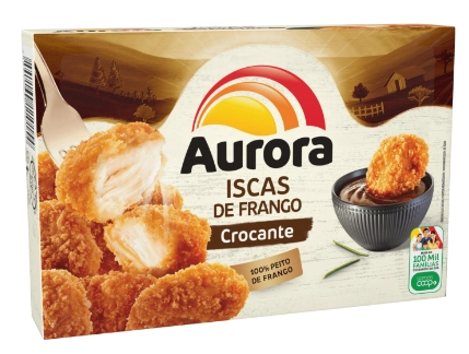 Iscas Frango Empanado 300g Aurora