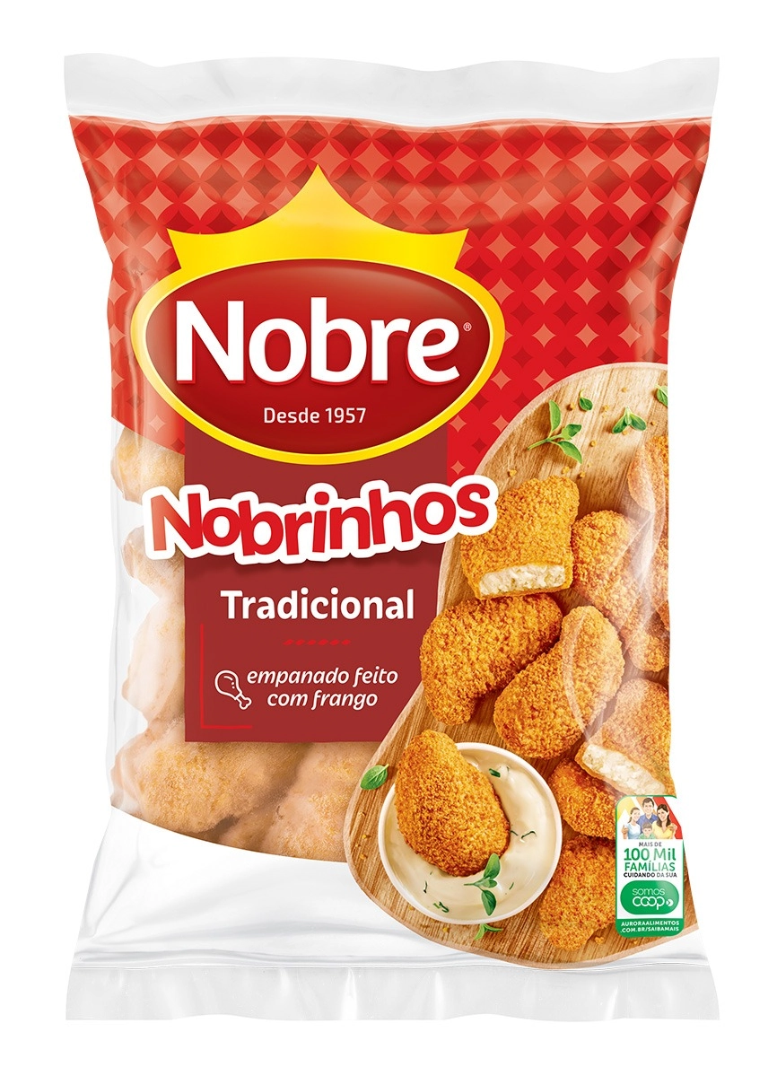 Empanado Frango Nobre Nobrinhos 1kg