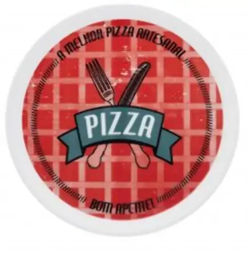 Prato Raso 26 Cm Pizza Red