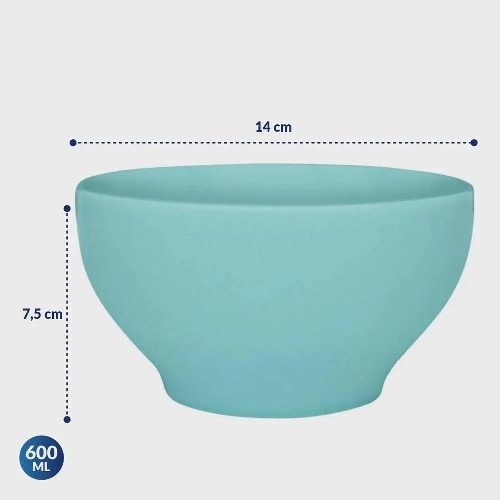 Tigela Cereal 600ml Azul Tiff Bowl Un Oxford