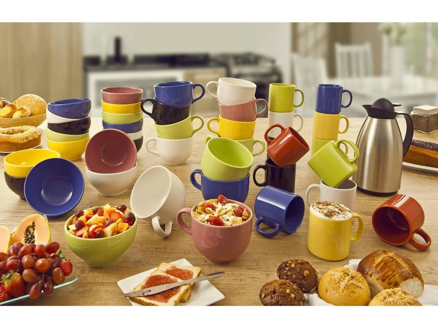 Caneca Jumbo Azul Tiffani 740ml 0473 Un Oxford
