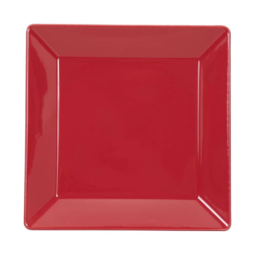 Prato Sobremesa 20x20cm Red