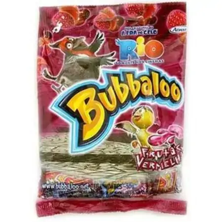 Bubbaloo Frutas Vermelhas 10 Unidades Rio