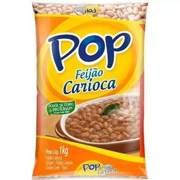 Feijao Carioca Pop 1kg