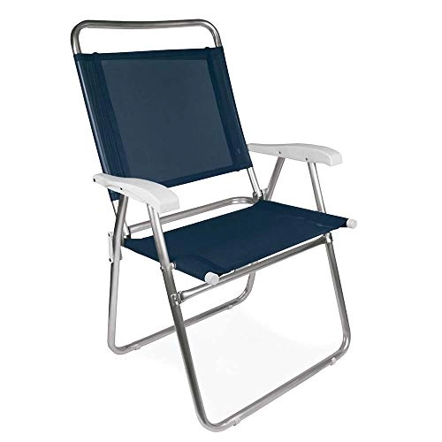 Cadeira Master Plus Alumínio Azul Mor