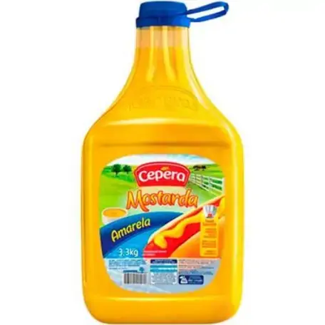 Mostarda Amarela Cepêra Galão 3,3kg