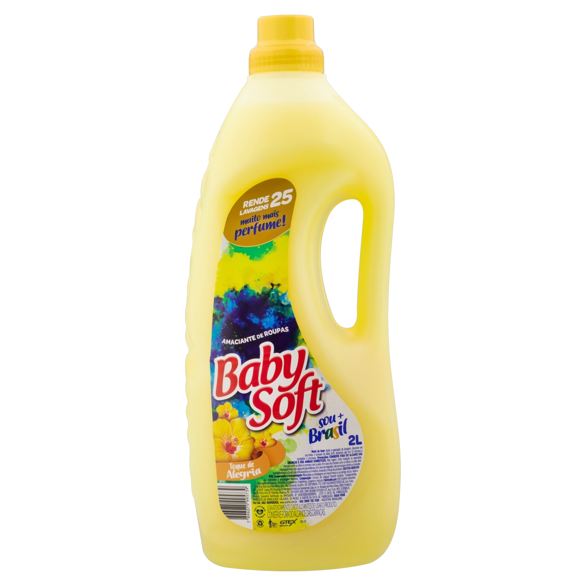 Amaciante Baby Soft Toque De Alegria 2lt