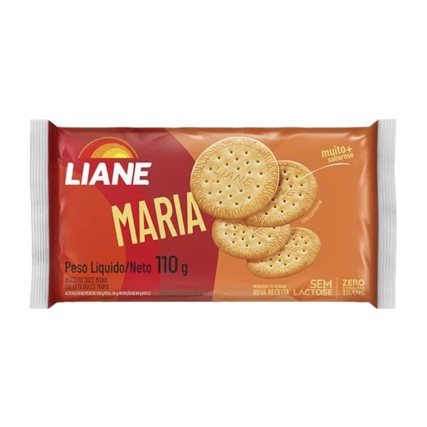 Bisc Liane S/lactose 110g Maria