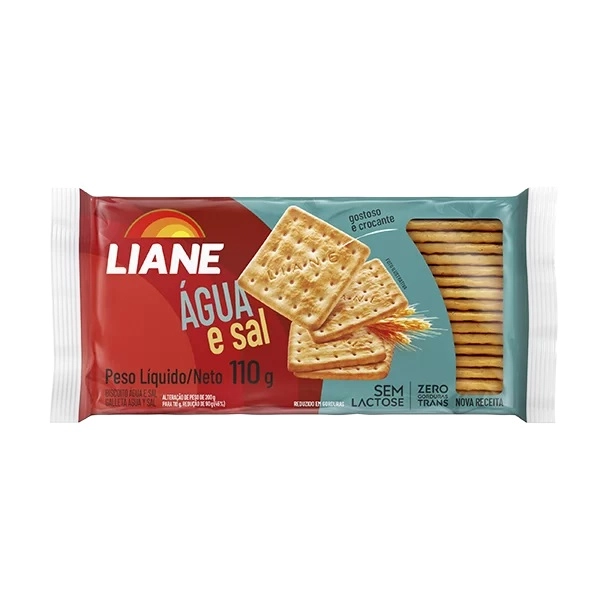 Bisc Liane S/lactose 110g Agua E Sal