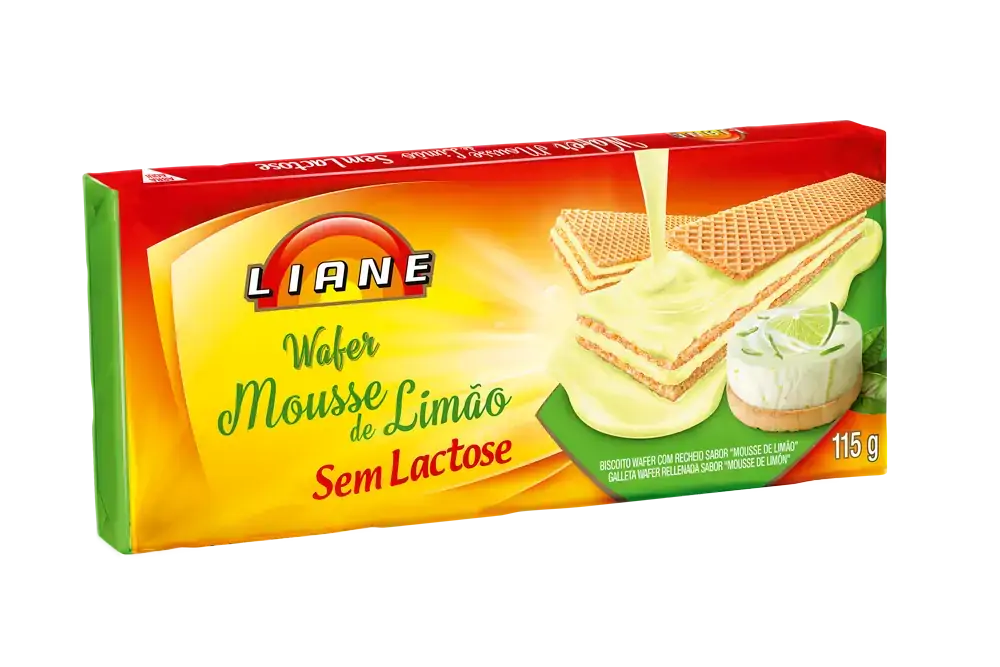 Bisc Waf Mousse Limao 115g Liane