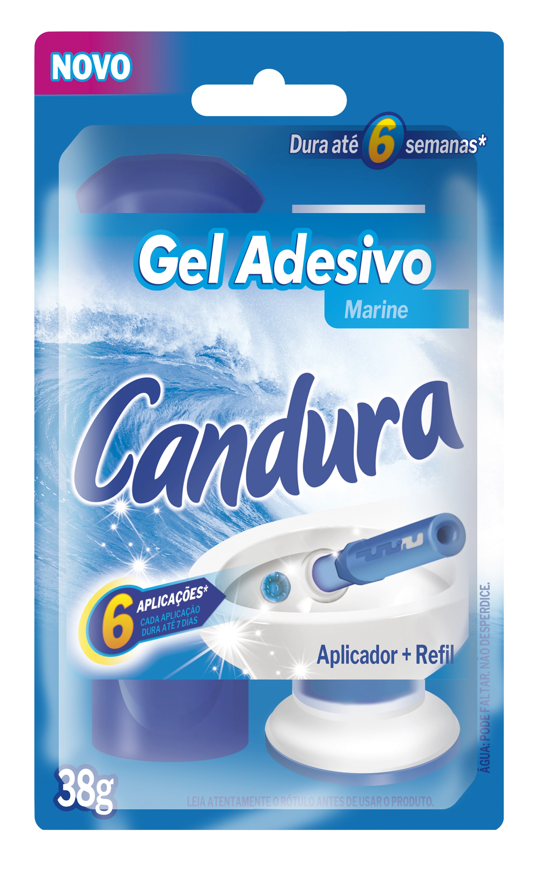 Gel Adesivo Com Aplicador Marine Candura 38g Refil