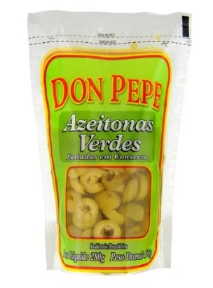 Azeitona Preta Don Pepe 120g Fatiada