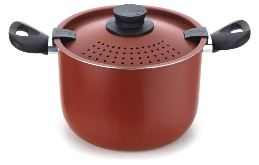 Panela Espagueteira Multiflan Colapasta 22 Vermelha