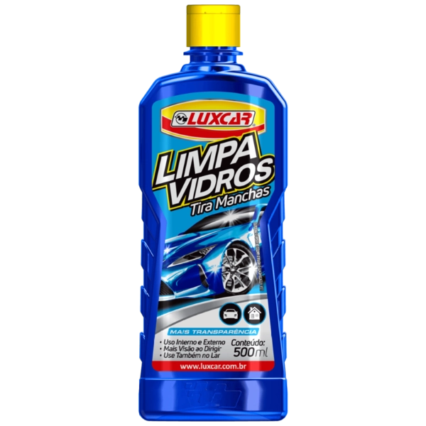 Limpa Vidro Luxcar Frasco 500ml