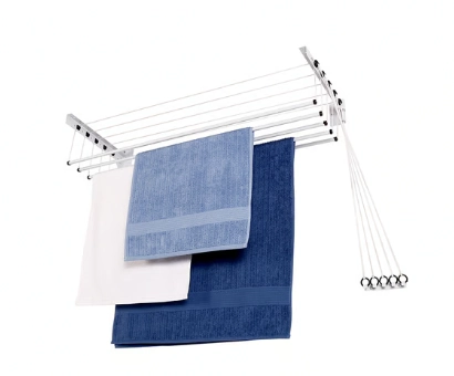 Varal Teto Parede Master Innovar Aco 5 Varetas 1m 7005 Maxeb