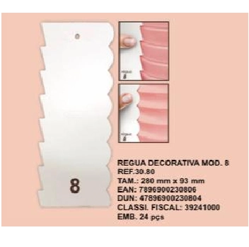 Regua Dec Mod 8 3080 Injetemp