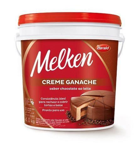Cobertura Harald Melken Ganache 4kg Ao Leite