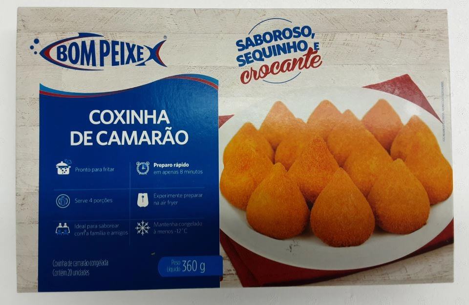 Coxinha Camarao Bom Peixe Cong.360g