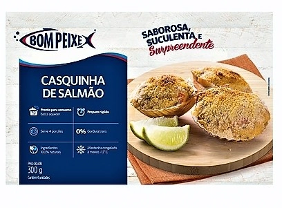 Casquinha Bom Peixe 300g Salmao Cong.