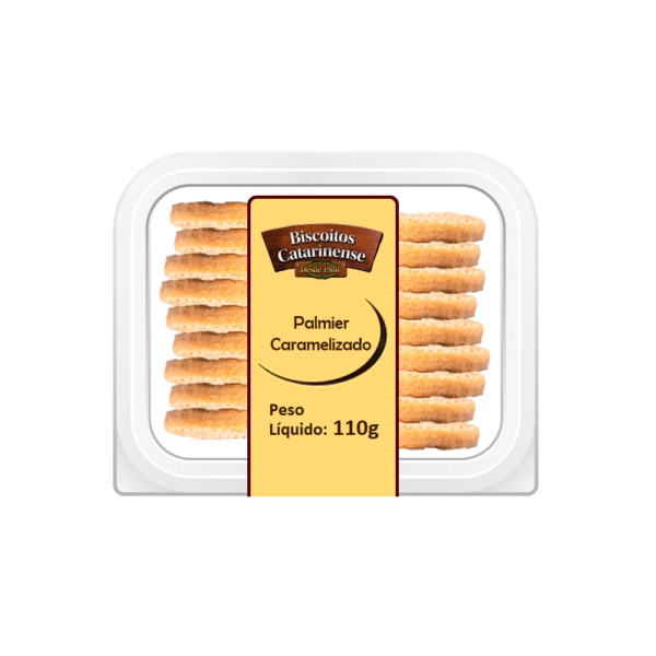 Folhados Suicos Palmier Catarinense Caramelizado