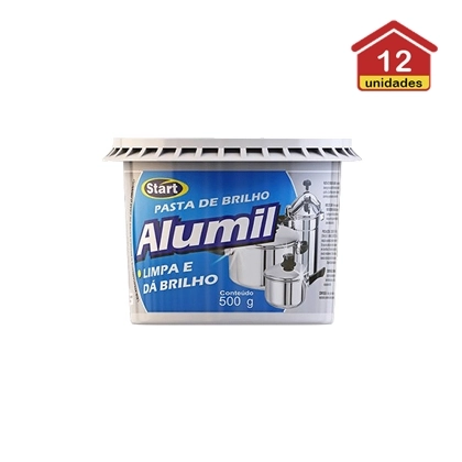 Limpa Alumínio Alumil Pasta 12unidade X