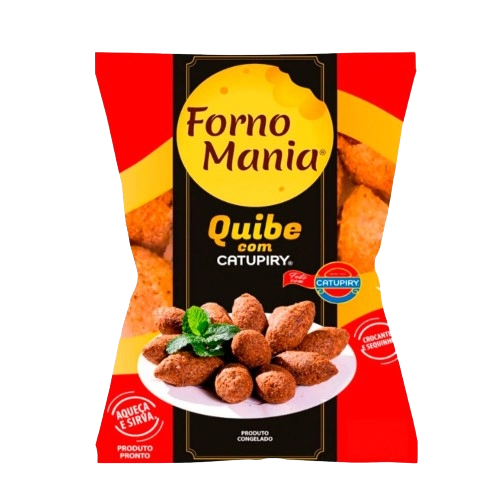 Quibe Forno Mania 500g Pre Frito C/catupiry Cong.