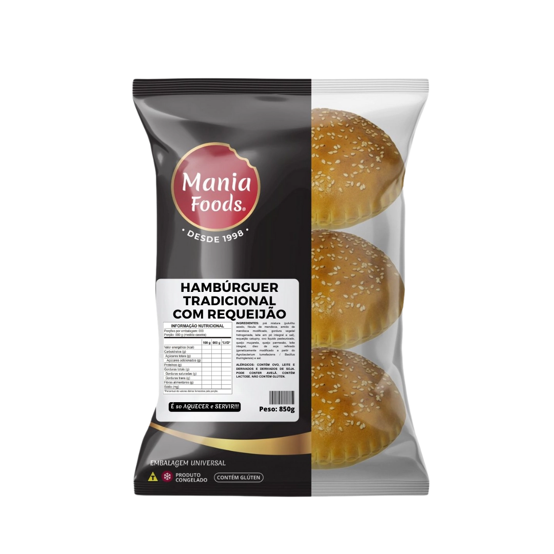 Hamburguer Forno Mania Trad.c/requeijao 170g