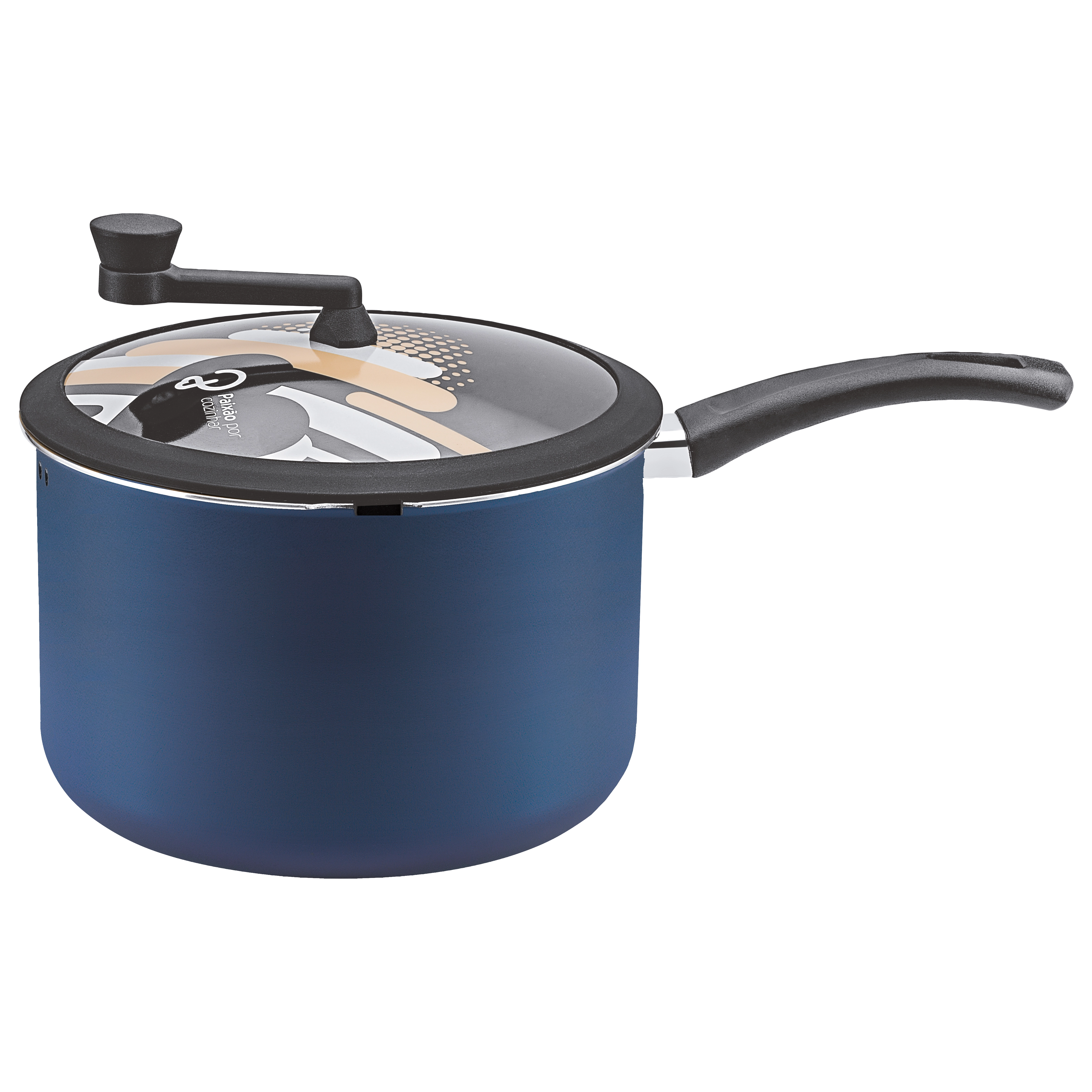 Pipoqueira Panelux 22 Azul Tp Vidro Premium Aa