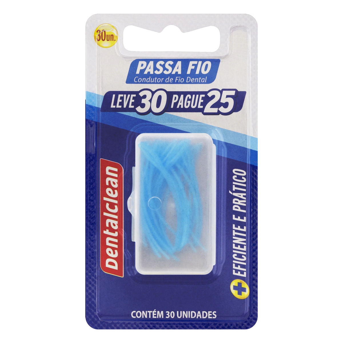 Passa Fio Dentalclean Leve 30 Pague 25 Unidades