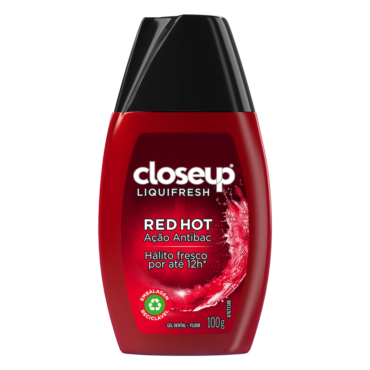 Gel Dental Red Hot Closeup Liquifresh Frasco 100g